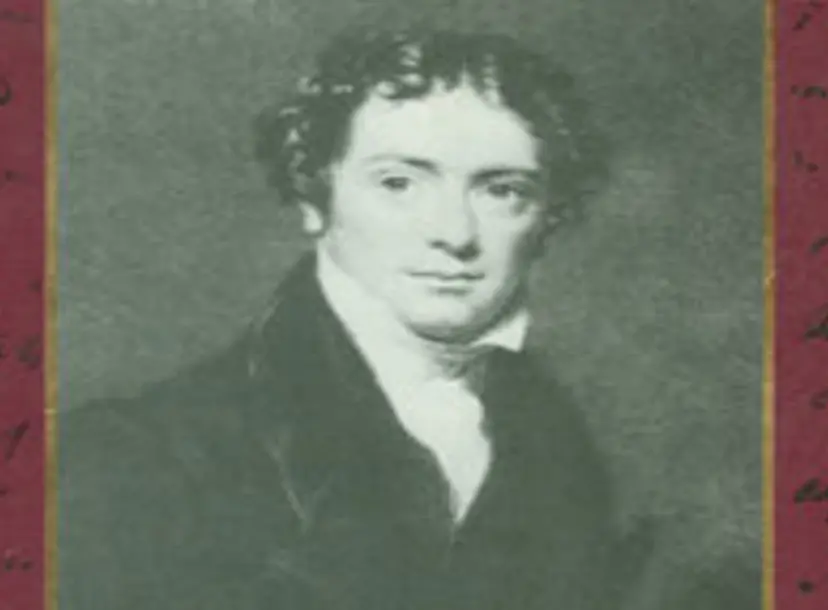 A photograph of a young Michael Faraday