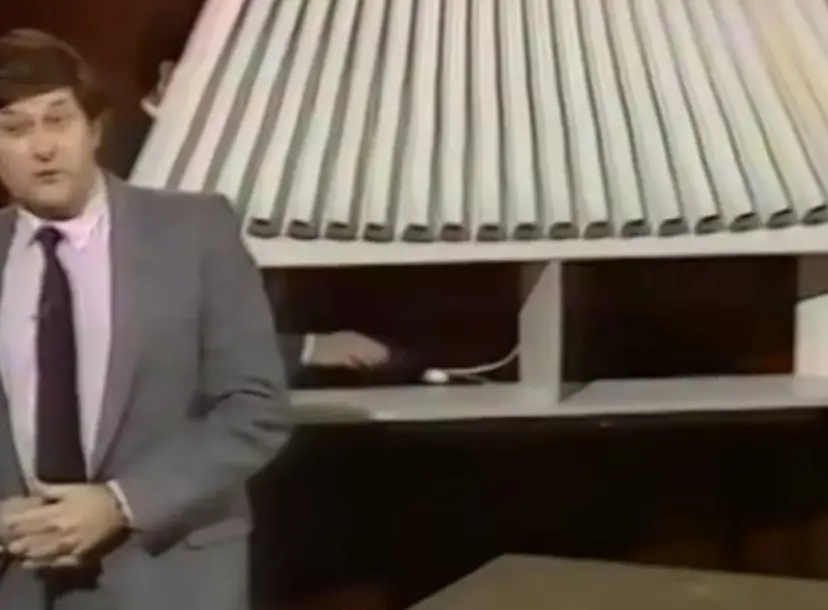 David Phillips speaking in the Ri theatre