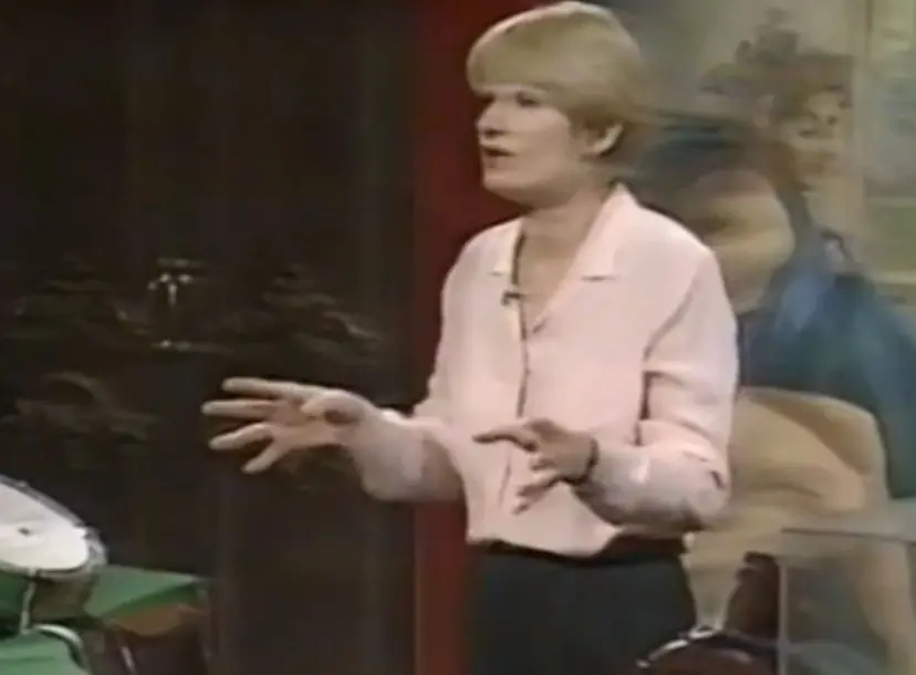 Nancy Rothwell speaking in the Ri theatre