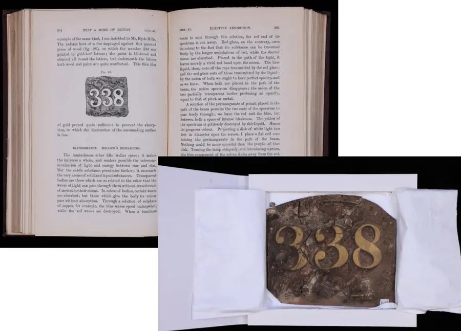 John Tyndall's publication Heat. A mode of motion.