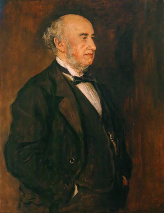 Painting of Thomas Hyde Hills by Millais