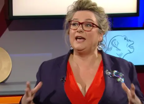 Sophie Scott speaking at the Ri theatre