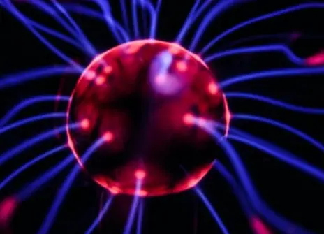 A plasma globe