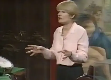 Nancy Rothwell speaking in the Ri theatre