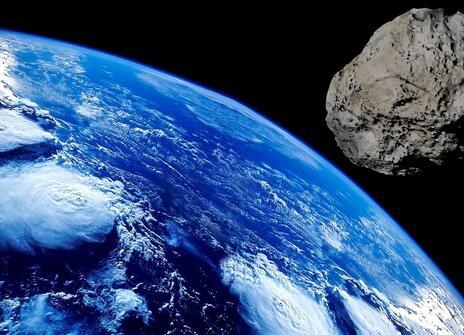 Image of an asteroid close to the Earth