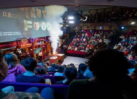 The audience of the 2025 CHRISTMAS LECTURES