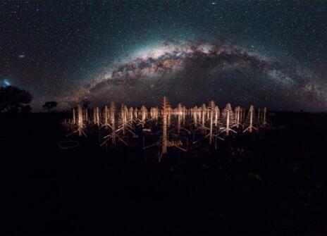 The world's largest radio telescope in the Australian outback