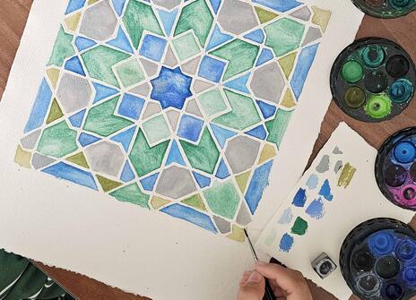 Drawing painting Geometry