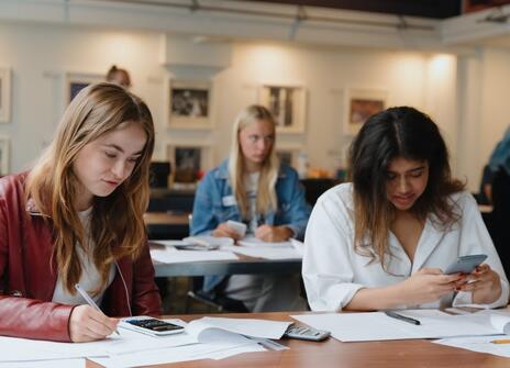 Students explore maths