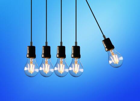 five lightbulbs